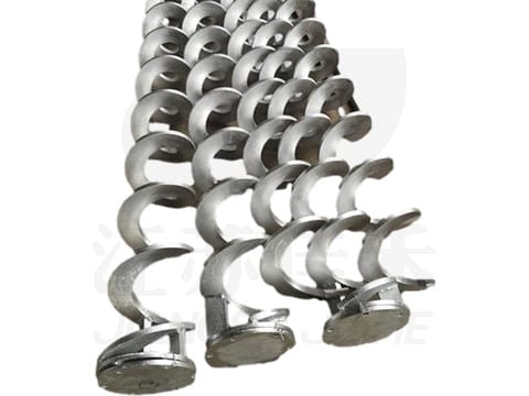 錳鋼連續(xù)無(wú)軸螺旋葉片