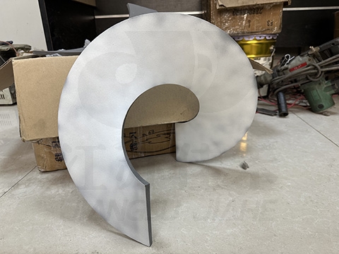 螺旋葉片噴涂陶瓷